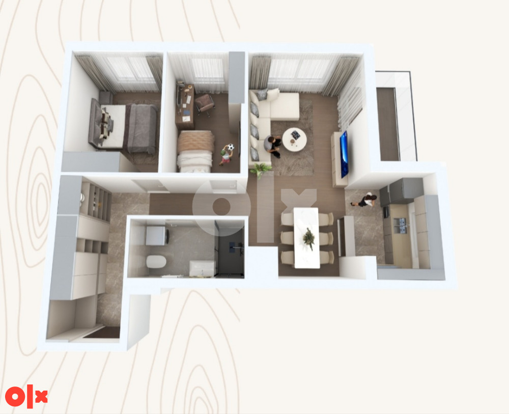 TROSOBAN STAN, 65,82m2, HISETI 2