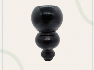 Noga/Nogica za namještaj Sedir H-16 Crna