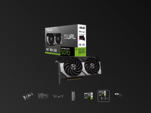 Asus RTX 5070 Dual Oc Edition 12GB DDR7 Dx12