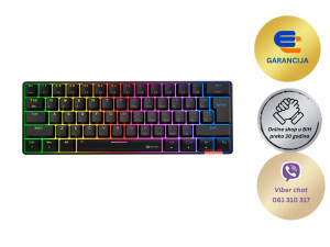Gaming tastatura sa dual mode i RGB osvjetljenjem MEETION MK005BT