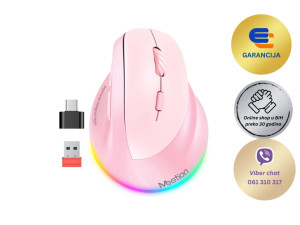 Ergonomski punjivi bežični miš za dešnjake MEETION BTM010R 044275