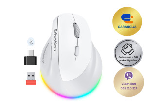 Ergonomski punjivi bežični miš za dešnjake MEETION BTM010R