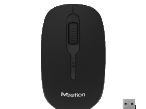 Bezicni opticki mis wireless MEETION R547 crni 044431