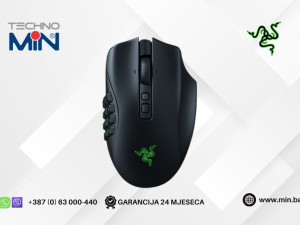 Razer Naga V2 Pro Wireless MMO Gaming miš, 30000 DPI, Crni