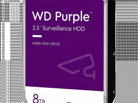 HDD Video Surveillance WD Purple 8TB CMR, 3.5'', 256MB,