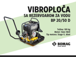 Vibroploča BOMAG BP 20/50D