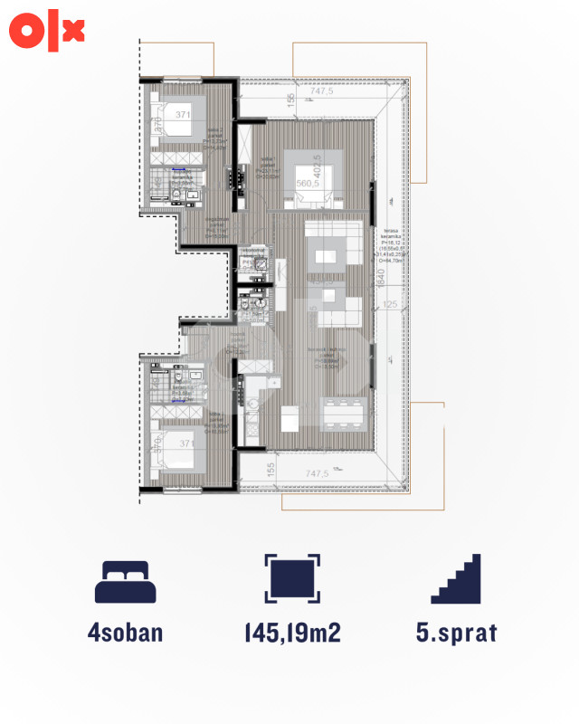 Penthouse Zen Valley, Pionirska I Sky nekretnine 2