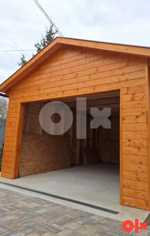 Drvena garaza Karport Carport Montazni objekati Montazna garaza