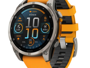 GARMIN Fenix 8 47 mm AMOLED Sapphire Titanium Spark Orange