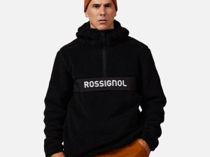 Dukserica ROSSIGNOL Alltrack Anorak Fleece Black
