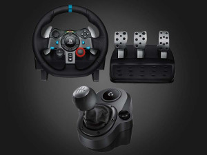 Logitech G29 + Logitech Driving Force Shifter Volan Mjenjač