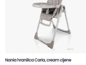 HRANILICA  ZA BEBE STOLICA   NANIA  CARLA skoro NOVA