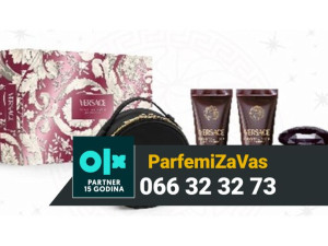 Versace Crystal Noir 90ml EDP+100ml BL+100ml SG+Neseser