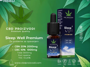 Sleep Well Premium 10ml 20% CBN + 10% CBC (CBD Proizvodi)