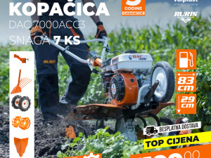 RURIS benzin freza 7000acc3 7 KS