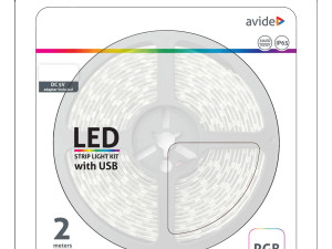 LED traka, RGB, 7.2W, 5V, 2 met., IP65