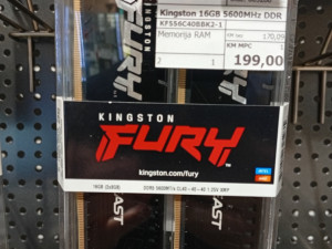 KINGSTON 16 GB DDR5 5600 MHZ