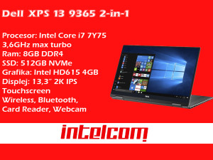 Laptop Dell XPS 13 9365 2-in-1 Core i7 7th gen