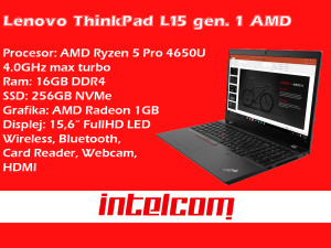 Laptop Lenovo ThinkPad L15 Gen1 AMD Ryzen 5 Pro