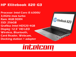 Laptop HP Elitebook 820 G3 Core i5 6th gen