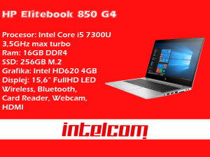 Laptop HP Elitebook 850 G4 Core i5 7300U 7th gen.