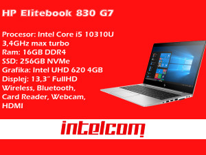 Laptop HP Elitebook 830 G7 Core i5 10th gen.