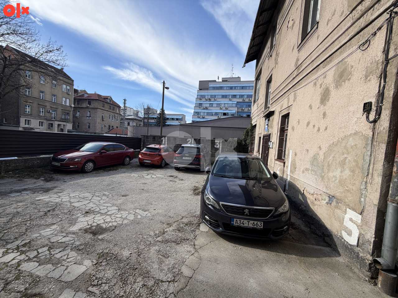Poslovna zgrada, kuća, Bascarsija, Zelenih Beretki, stari grad