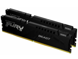 Kingston 32GB 5200MHz DDR5 Fury Beast (2x16GB)CL40, XMP 3.0 Re...