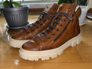 Ženske kožne futrovane čizme PAUL GREEN (Original)