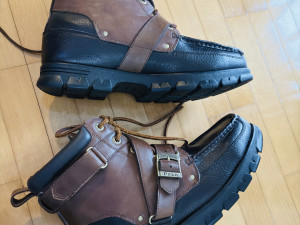 Muške kožne čizme RALPH LAUREN POLO (Original)