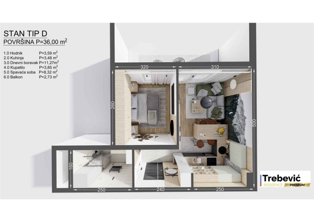 Uskoro useljivo i zavrseno dvosoban apartman Trebević 12