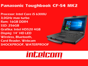 Laptop Panasonic CF-54 MK2 Core i5 6th gen
