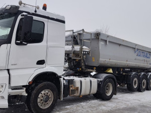 Actros 1851 4x4 2019 650tkm Schmitz 24m4