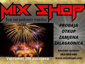 Profesionalni Vatromet 296 Pucnjeva Izbačaja profi box