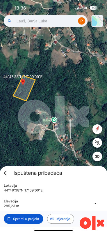 Zemljiste 6300m2 Laus  Banja Luka 2
