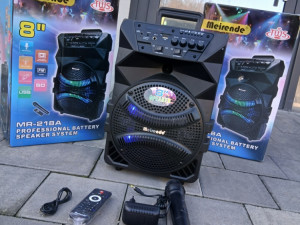 KARAOKE ZVUCNIK BLUETOOTH MEIRENDE 8 1500 W BEZICNI MIKROFON