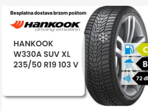 235/50 R 19 103V XL HANKOOK W330A SUV