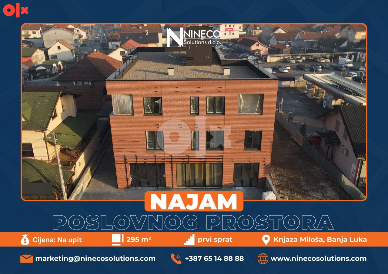 POSLOVNI PROSTOR - BANJA LUKA - 295 m2