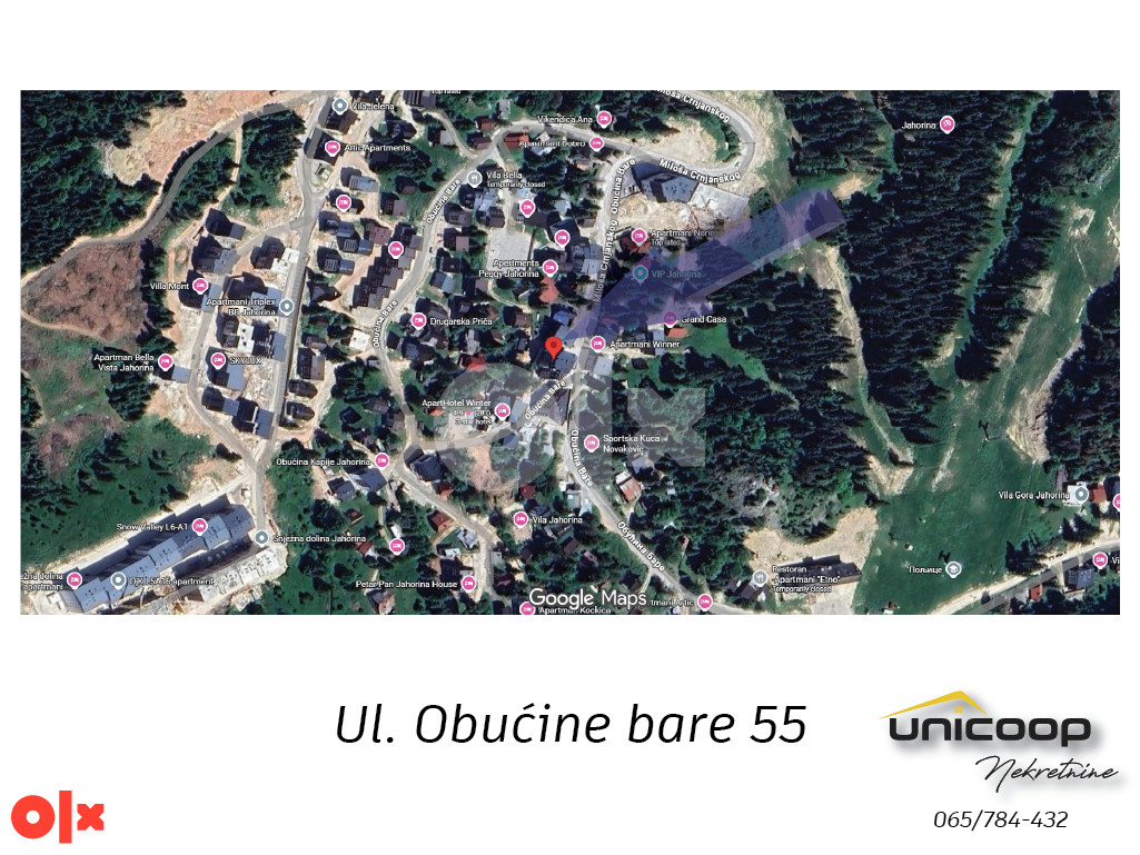 Apartman Jahorina Obucine bare ( kod Pegija ) 31.02m2 2