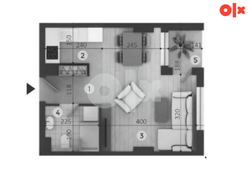 Garsonjera 29m2 Borik Banja Luka 2