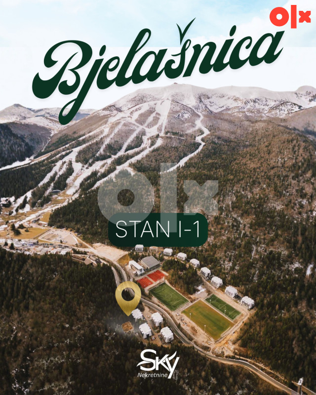 Dvosoban apartman, Bjelašnica I Sky nekretnine