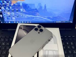 IPHONE 16 PRO MAX 256GB NATURAL KAO NOV 94% BAT FUL PAKET