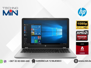 HP 255 G6 15.6" Full HD, AMD A6-9220, 8GB RAM, 256GB SSD