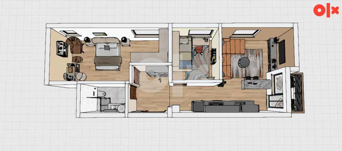 Stan Centar Banja Luka 55.50 m2 2