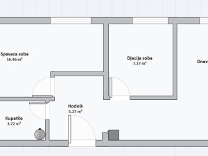 Stan Centar Banja Luka 55.50 m2 photo 3