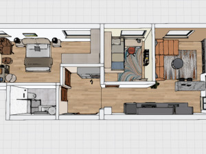 Stan Centar Banja Luka 55.50 m2 photo 2