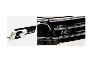 VW OZNAKA RLINE R LINE ZA MASKU CRNA |444626|
