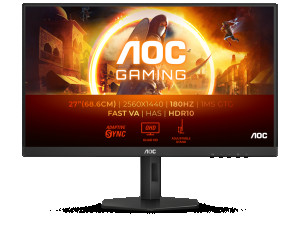 MONITOR AOC LED Q27G4XN 27 QHD 2560x1440 Fast VA 180Hz Adaptive