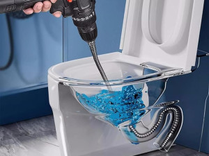Sajla za WC odvod 3m - metalna spirala za bušilicu