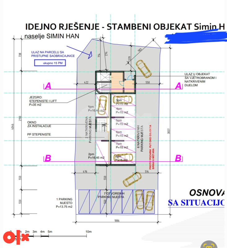 SIMIN HAN TUZLA 746m GRAĐEVINSKI PLAC ZEMLJIŠTE 10